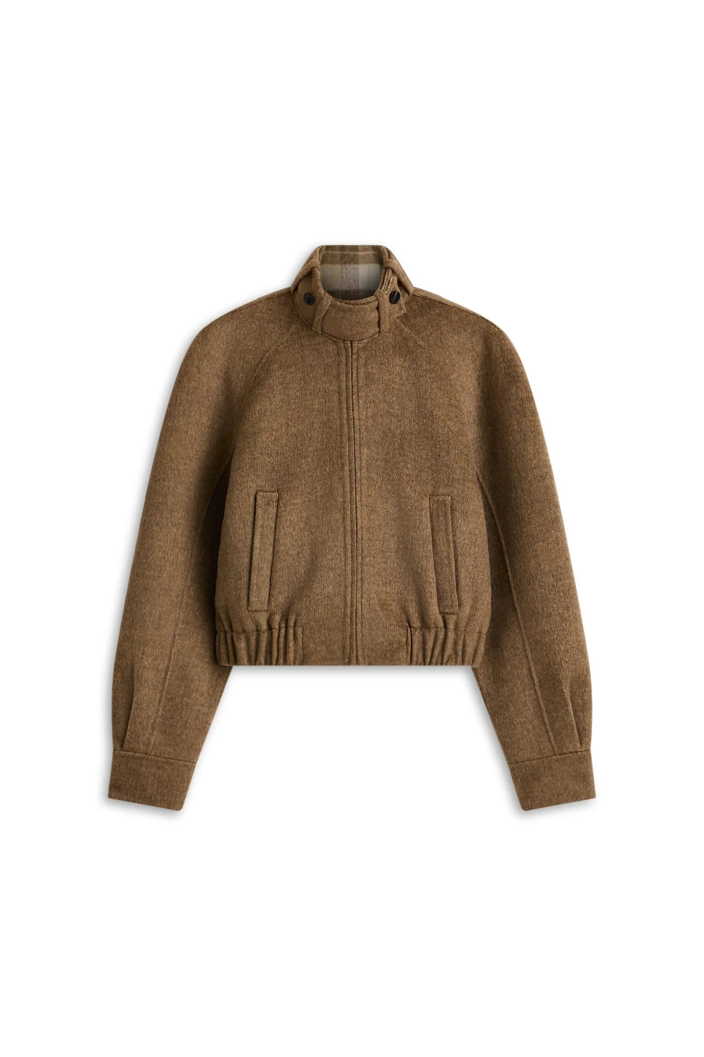 WOOL TRENCH BOMBER - CARAMEL - Scanlan Theodore | Scanlan Theodore US