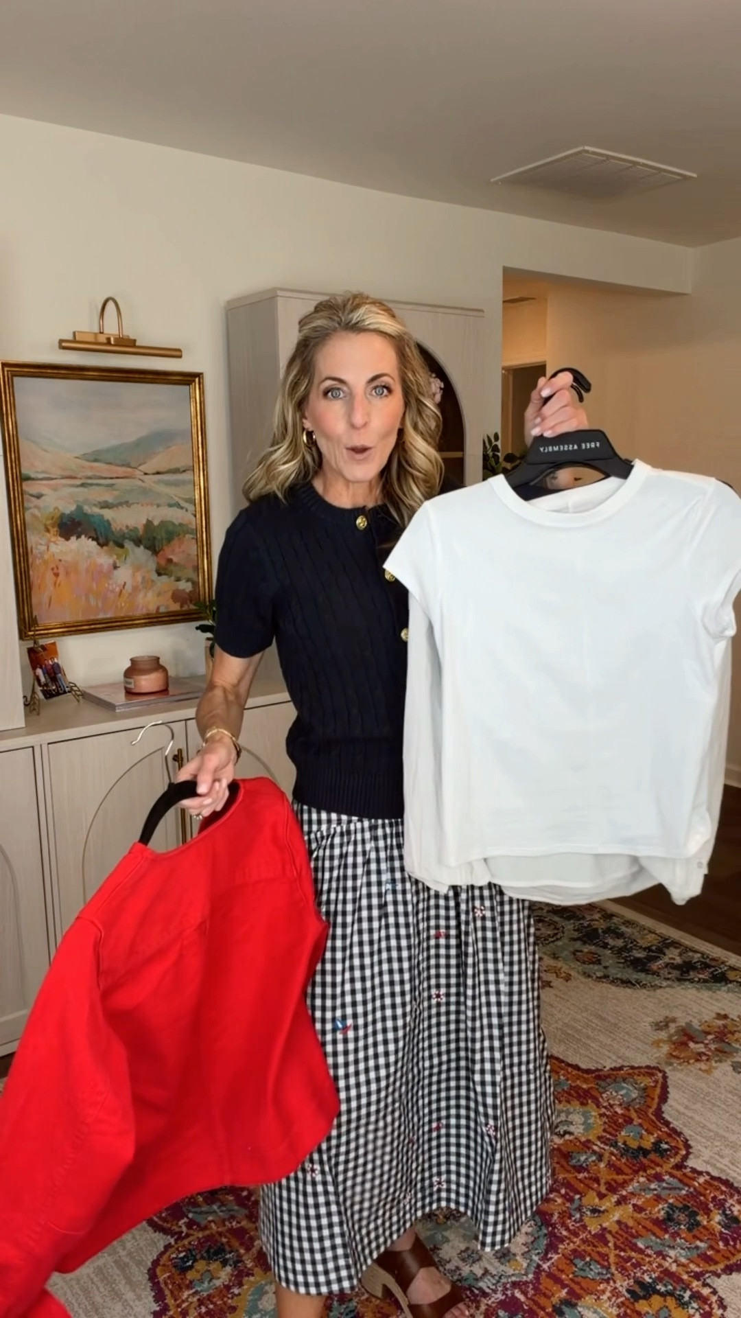 Walmart new arrival and already a favorite. This under $30 skirt styled six different ways… and every top is under $30 too. The styling possibilities are endless — grab it before it sells out.