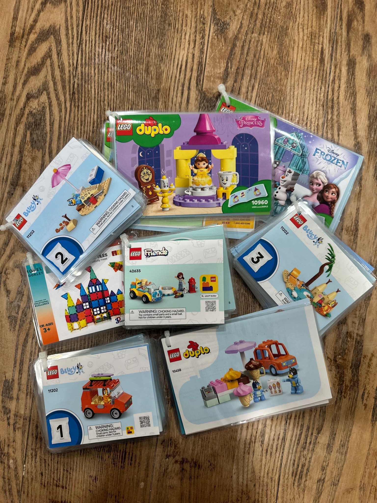 Keeping our LEGO® fun organized ✨ I laminated all the instruction booklets with my Amazon laminator, hole puncher, and tied them up with zip ties. No more lost or ripped pages – just grab, build, and play!

#LTKKids #LTKFindsUnder50 #LTKFamily