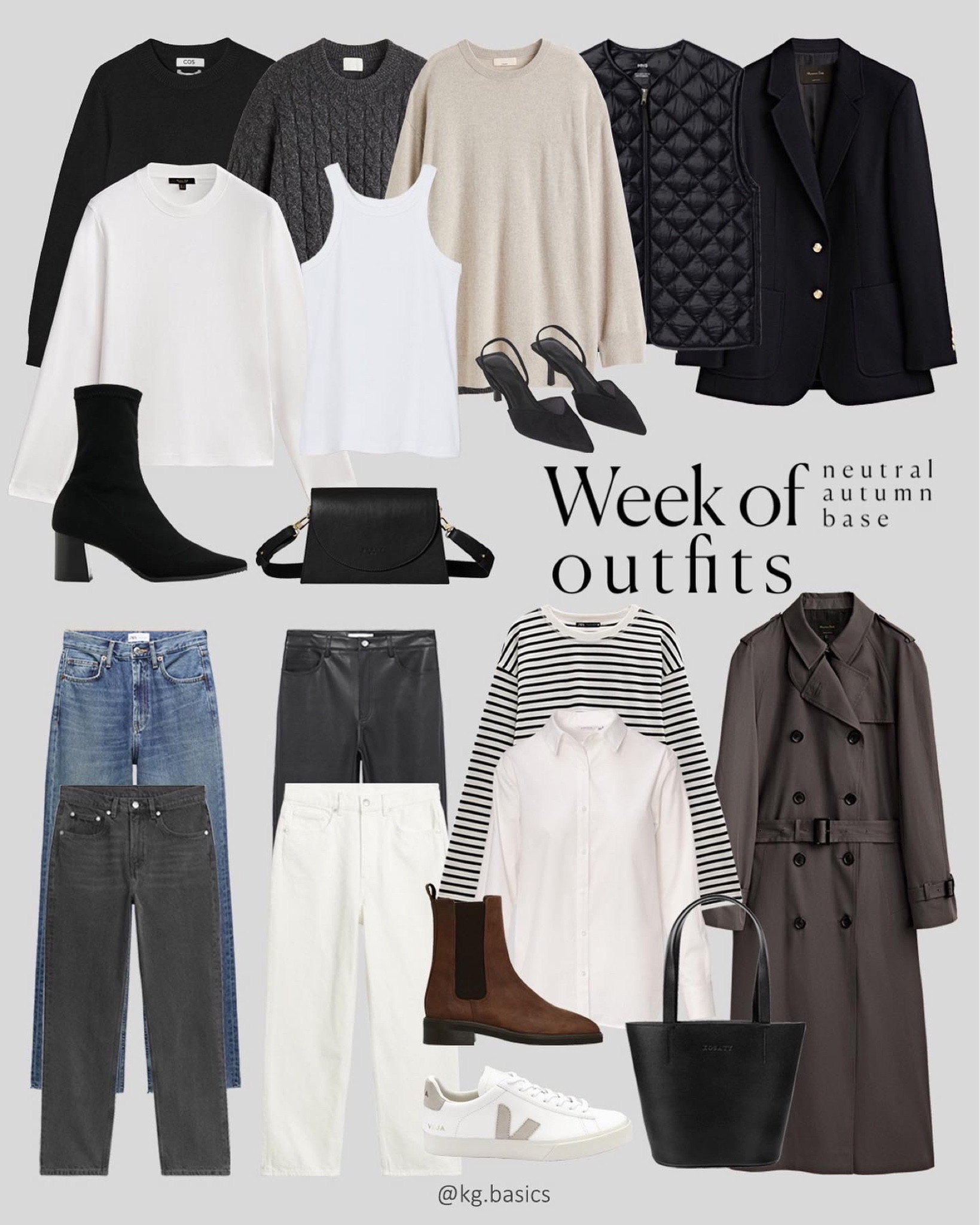 Week of outfits / neutral autumn base 🍂

#LTKSeasonal #LTKunder50 #LTKstyletip