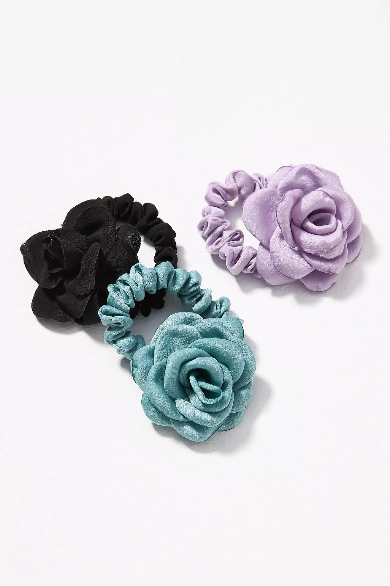 Rose Scrunchies, Set of 3 | Anthropologie (US)