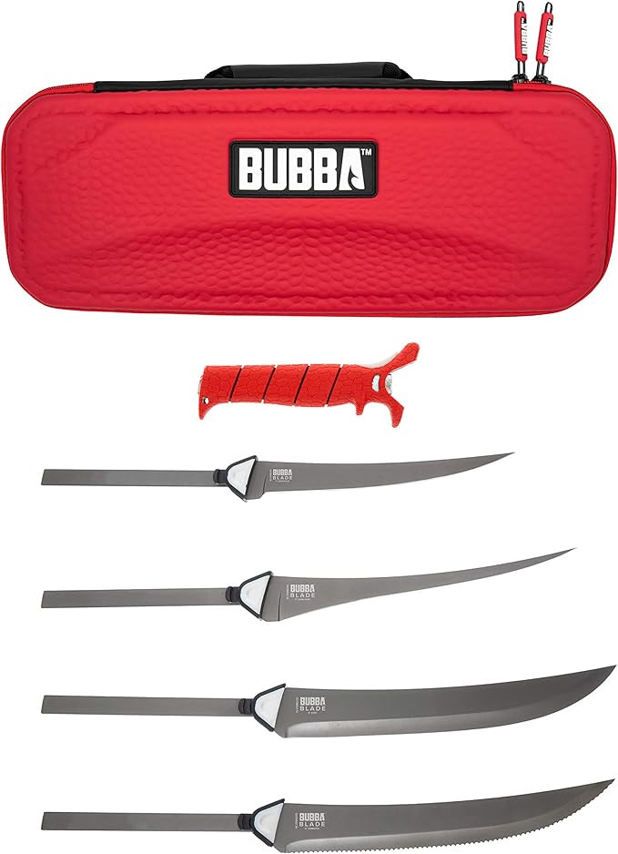 BUBBA Multi-Flex Interchangeable Blade Kit, with Non-Slip Grip Handle, 2 Ti-Nitride S.S. Coated N... | Amazon (US)