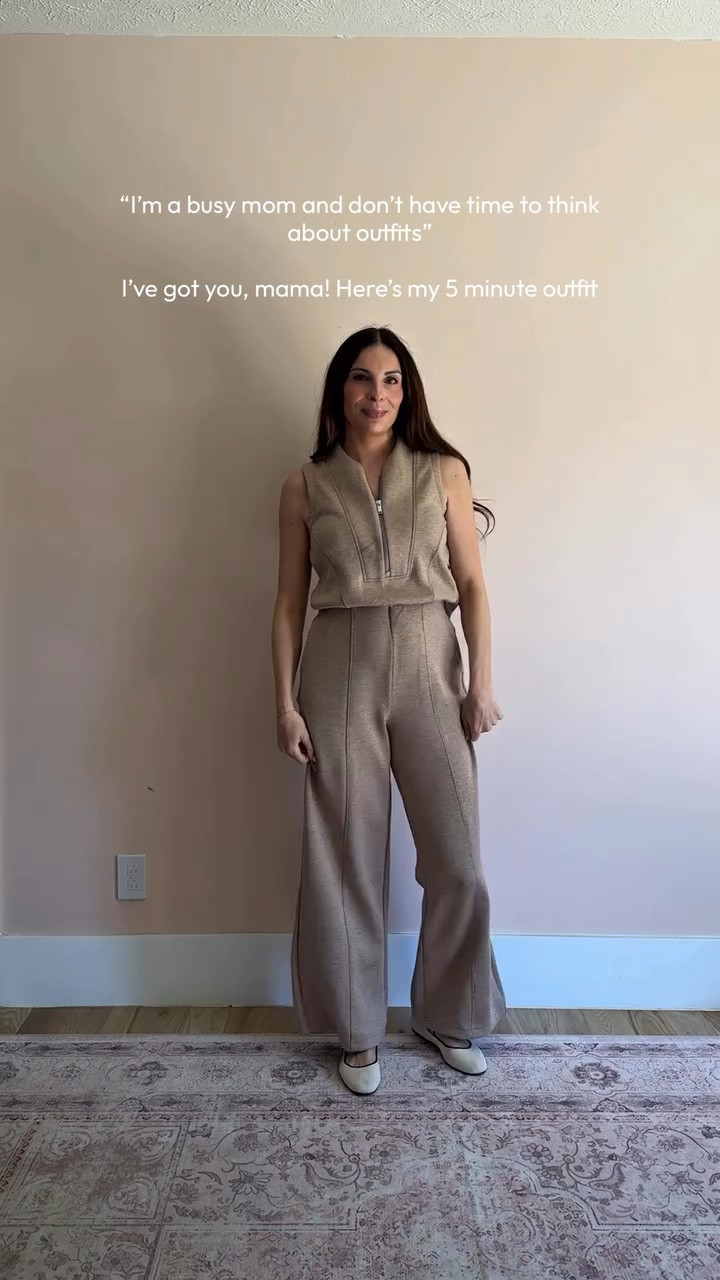 If you’ve got 5 minutes, you’ve got an outfit 👏🏼

This @spanx jumpsuit is doing ALL the work — comfy, cute, nursing-friendly, AND BATHROOM FRIENDLY! 🤯 see my previous reel for details on that 😉

Save this for the days you’re running on snacks + survival mode!

#LTKootd #LTKmomlife #LTKgrwm
