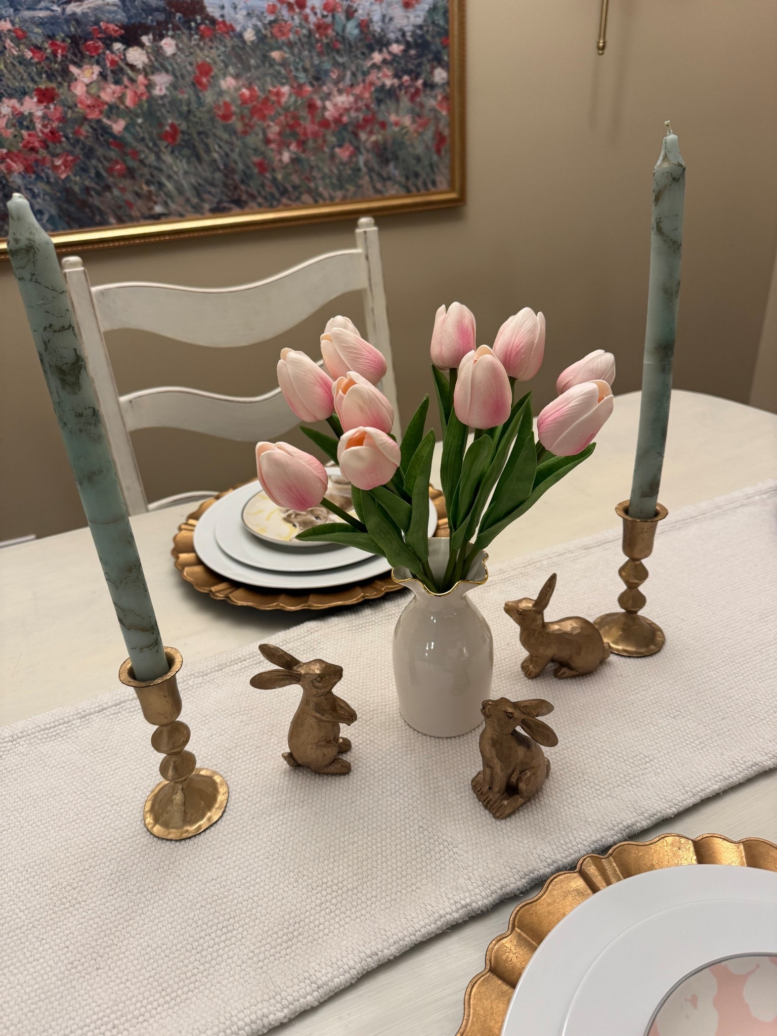 Easter Tablescape in progress🐰🐣

#LTKSeasonal #LTKU #LTKHome