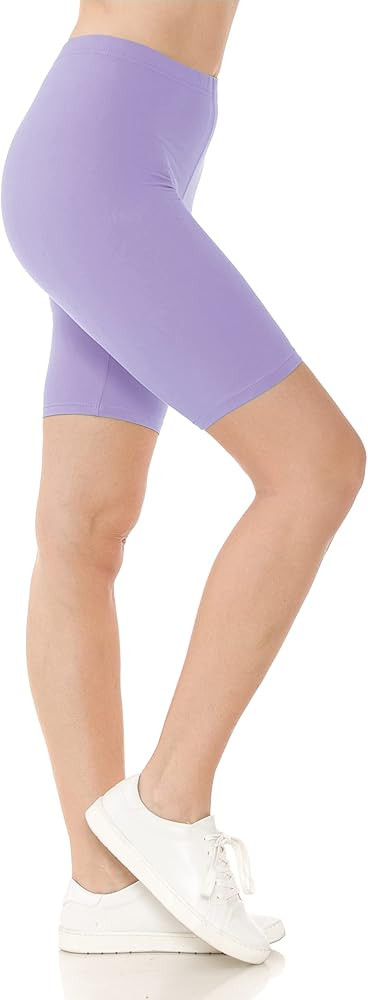 Leggings Depot Women's Fashion Biker Workout Shorts Popular Prints & Solid Color | Amazon (US)