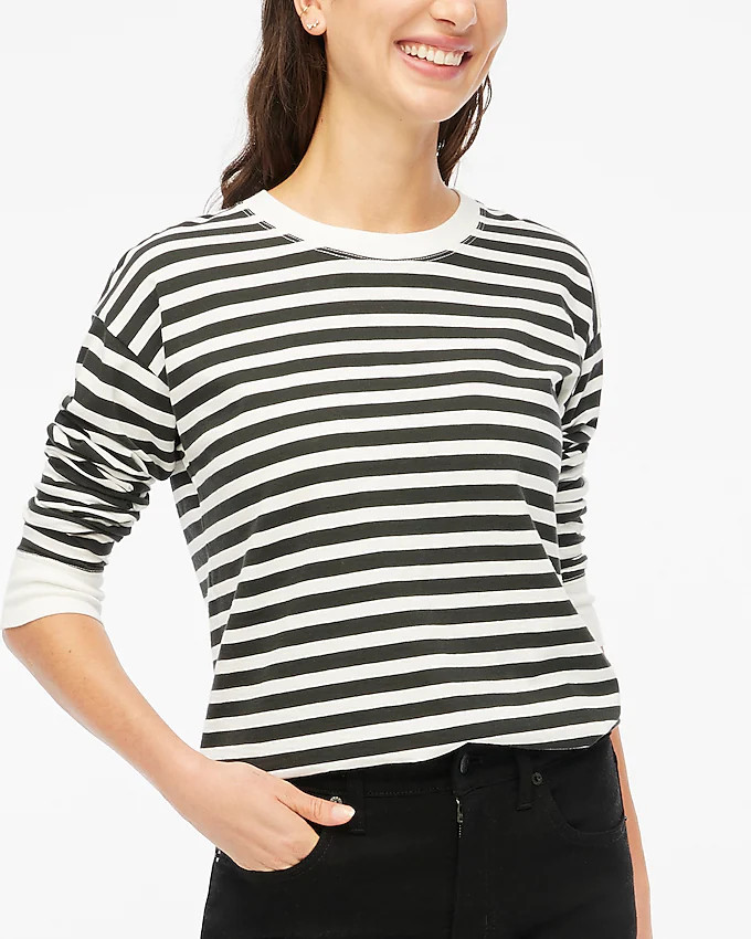 Long-sleeve striped tee | J.Crew Factory