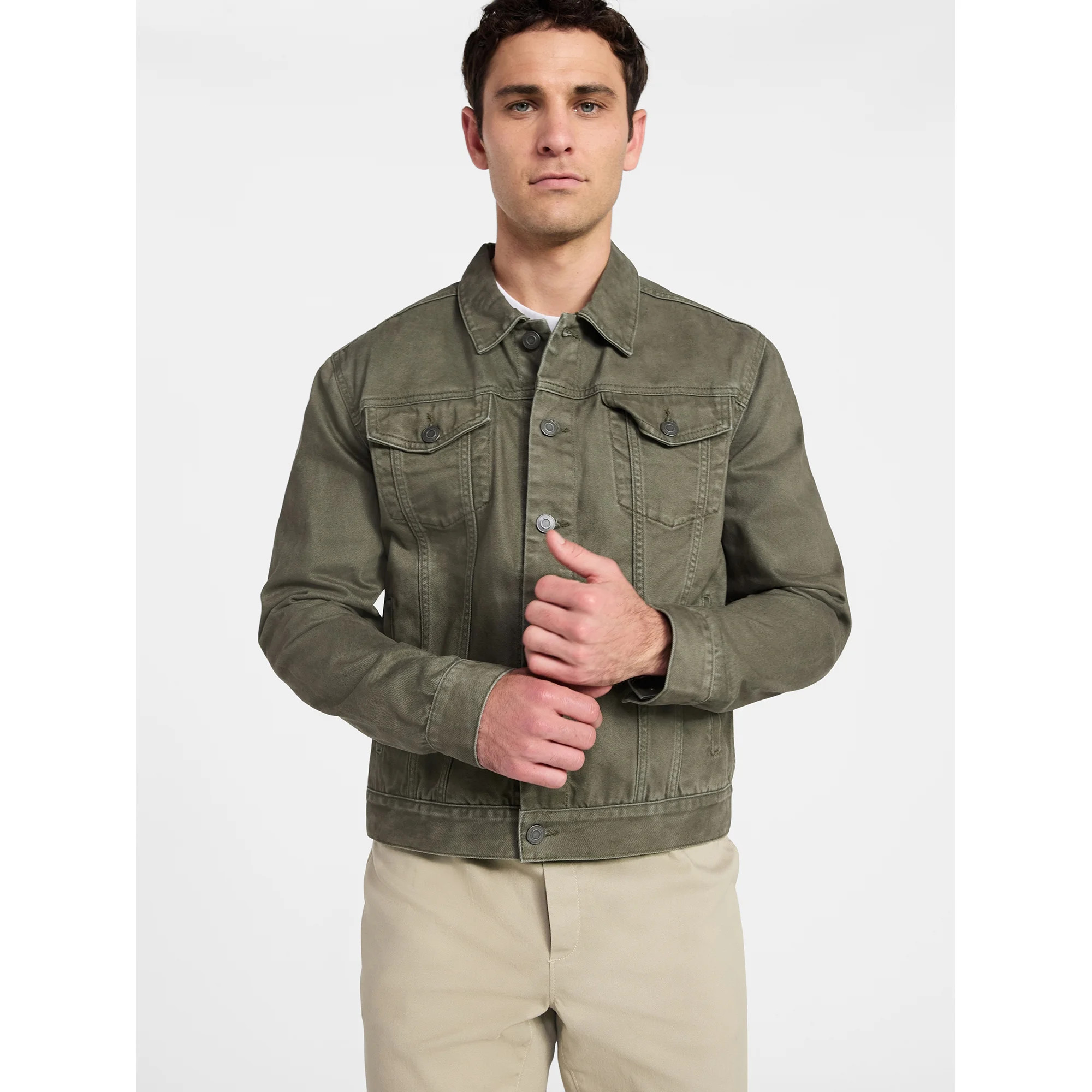 George Men's & Big Men's Denim Jacket, Sizes S-3XL | Walmart (US)