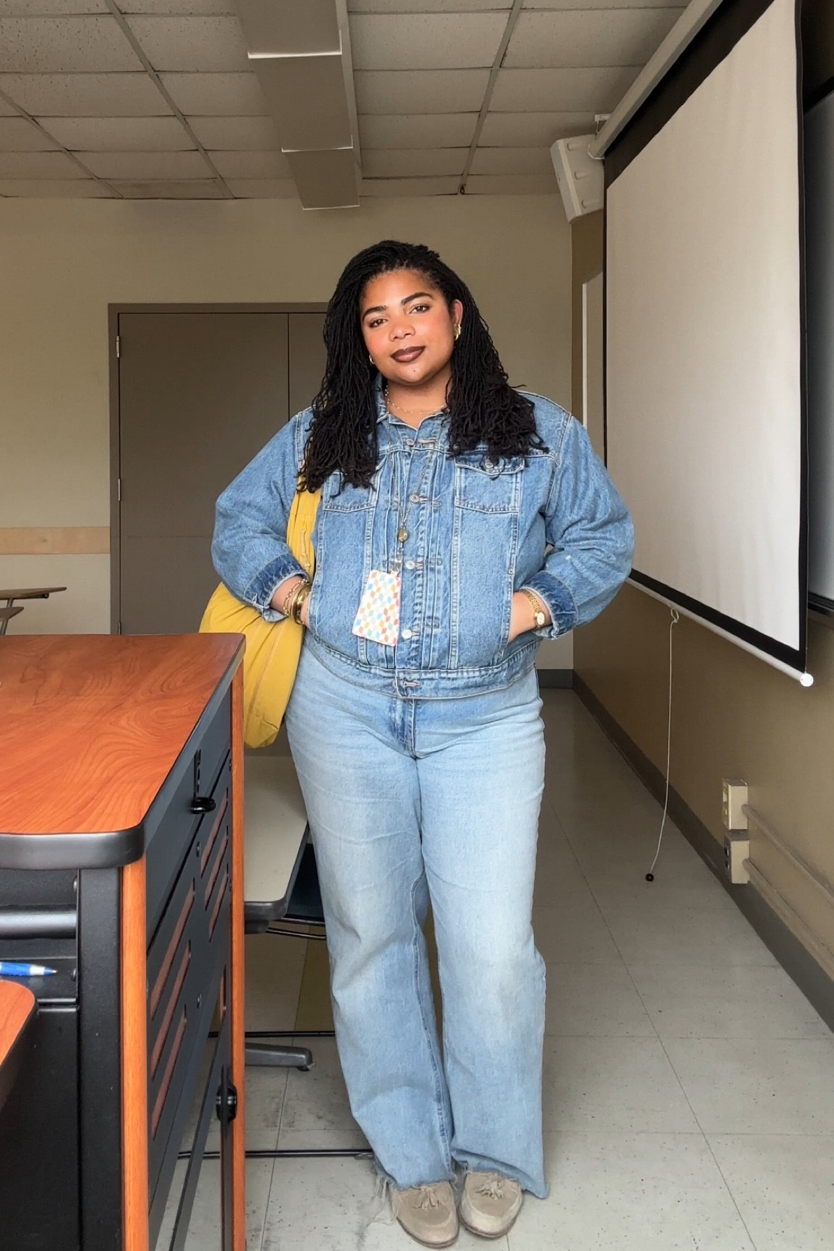 Todays ootd - Canadian tux 

#LTKSaleAlert #LTKPlusSize #LTKWorkwear