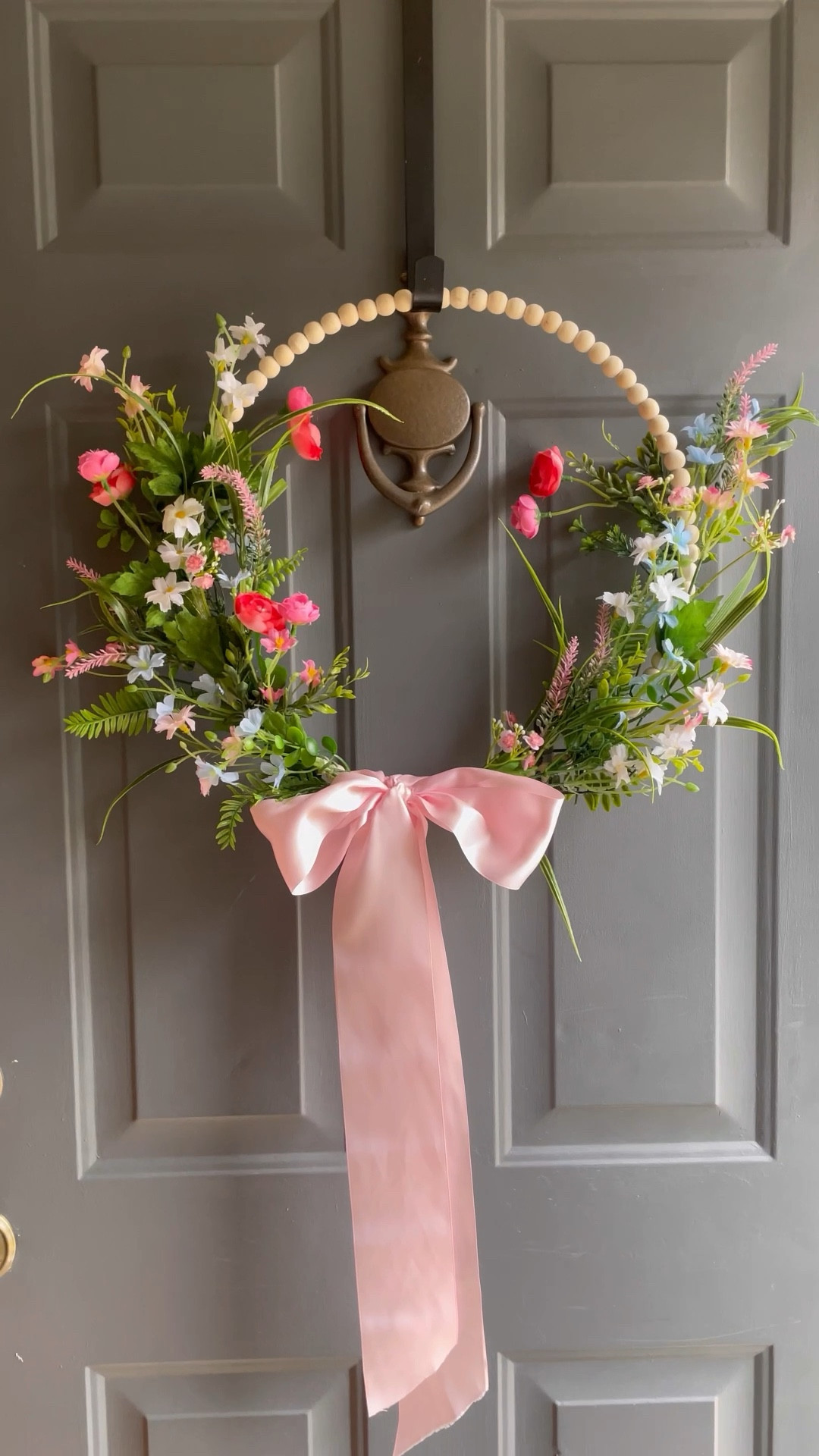 Love this easy and inexpensive spring wreath DIY! 

#LTKfindsunder50 #LTKSeasonal #LTKhome