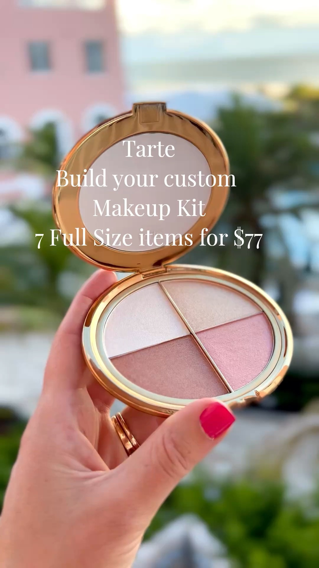 Tarte sale happening now! Build your own custom makeup kit! You get 7 full size makeup products for $77! That’s a steal. Pick up your summer makeup while it lasts!!!

@Tarte

#LTKSeasonal #LTKOver40 #LTKSaleAlert #LTKTravel #LTKgrwm #LTKselfcare #LTKBeauty #LTKSwim #LTKvlog