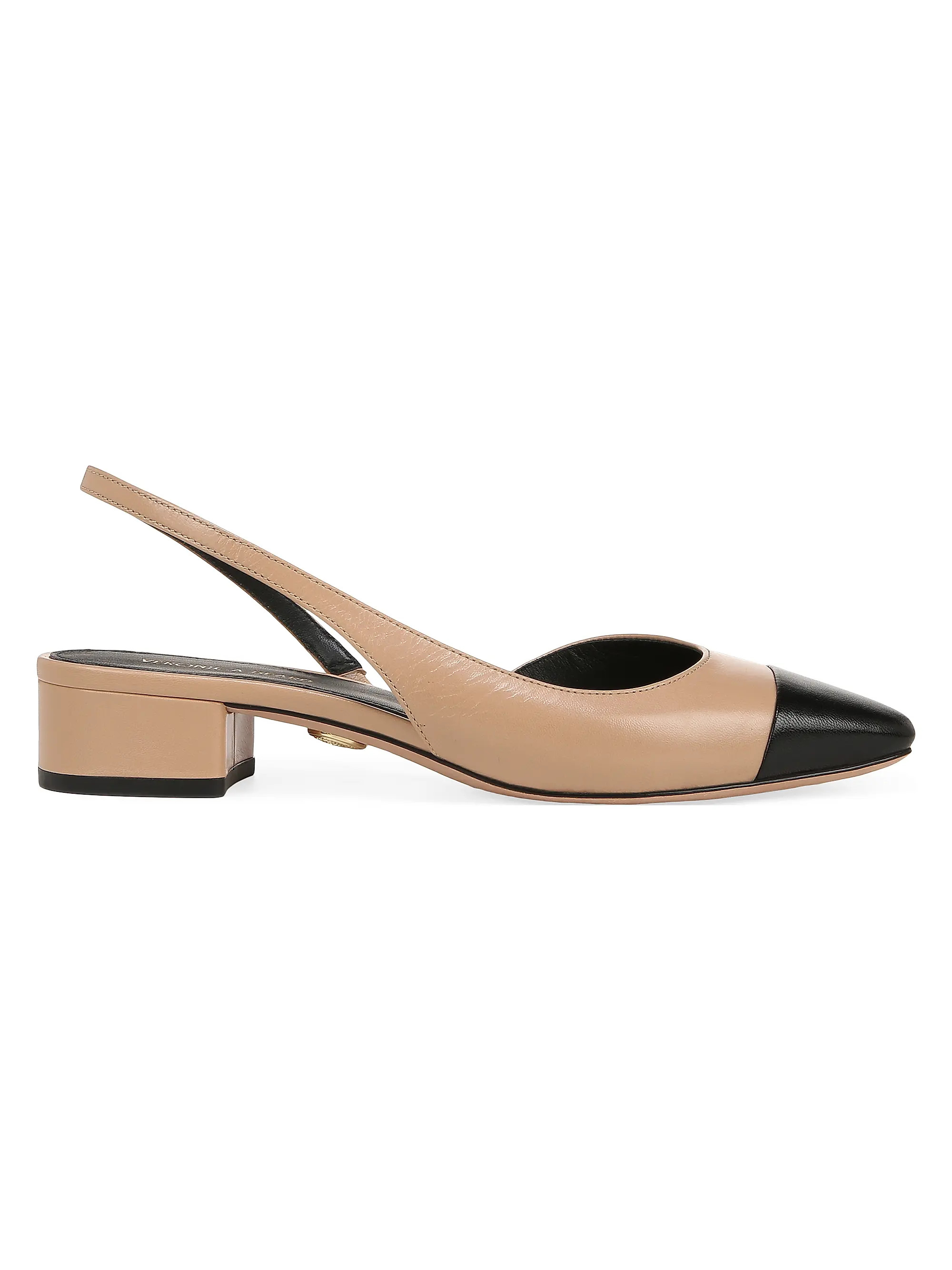 Cecile Leather Slingback Pumps | Saks Fifth Avenue