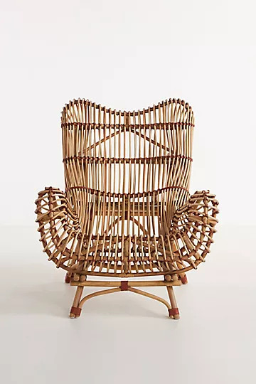 Elouise Rattan Chair | Anthropologie (US)