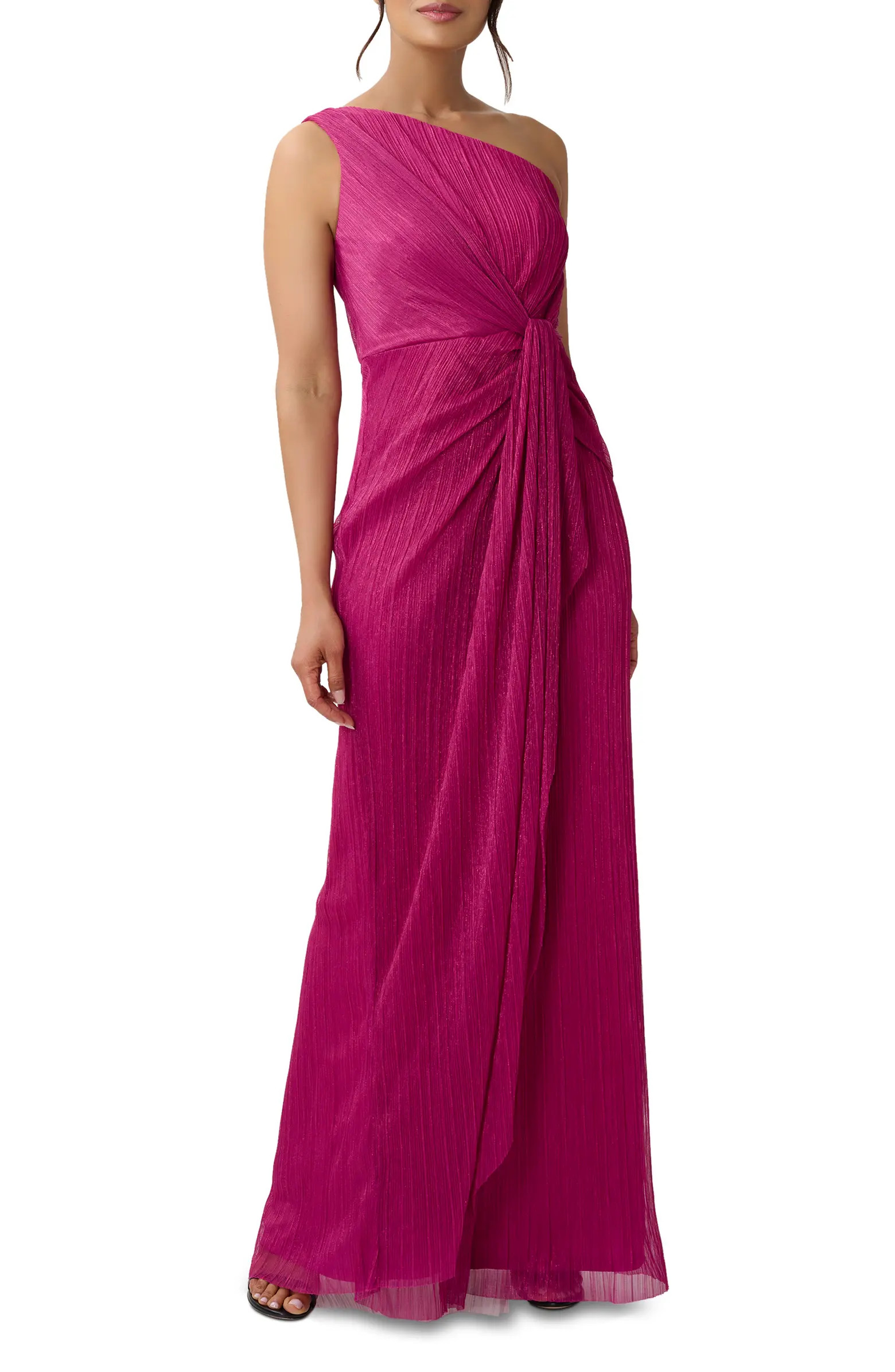 Adrianna Papell One-Shoulder Evening Gown | Nordstrom | Nordstrom