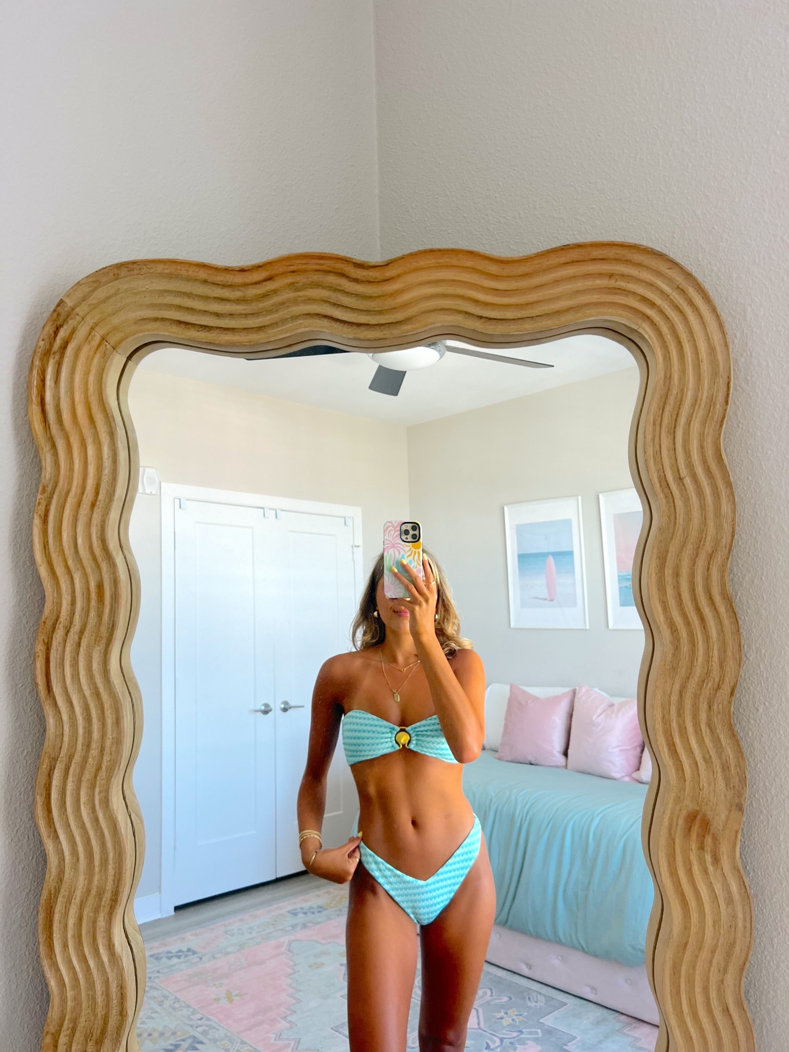 new bikinis from Dippin Daisys. 🌴💛Wearing size XS in top and bottom. code MCK15 for 15% off 