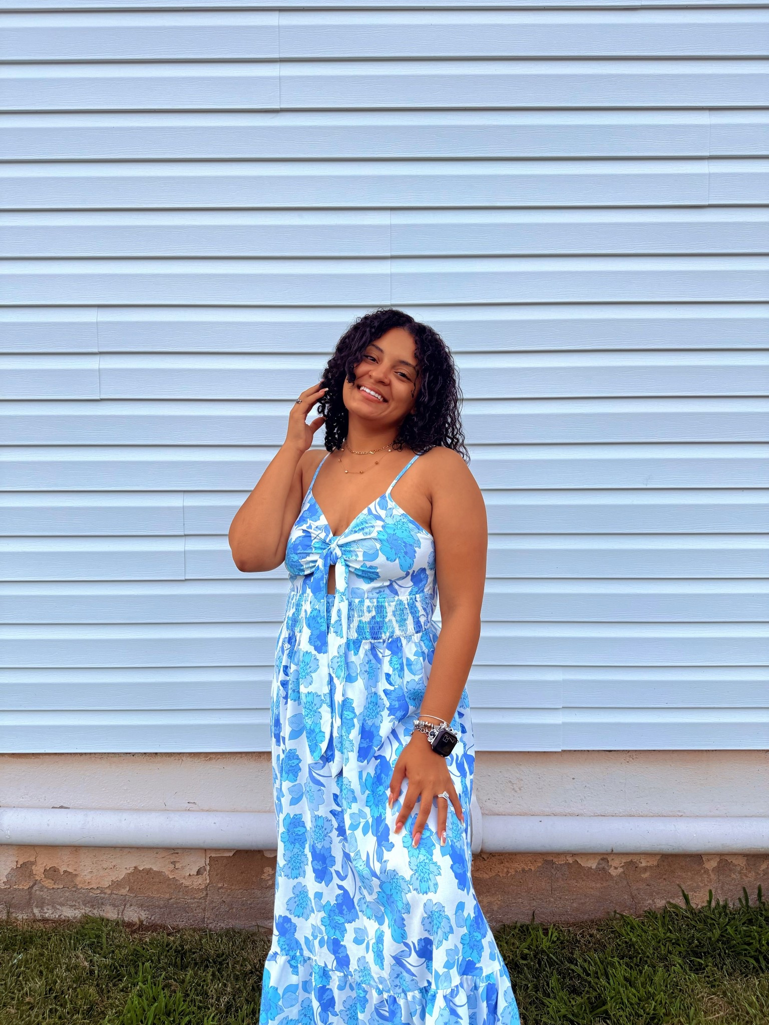 A beautiful Summer dress in my favorite color! 💙