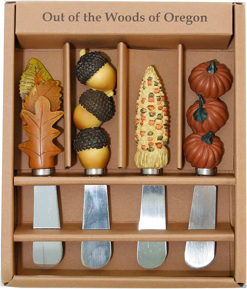 Set of Four Spreader Knives - Fall | Amazon (US)