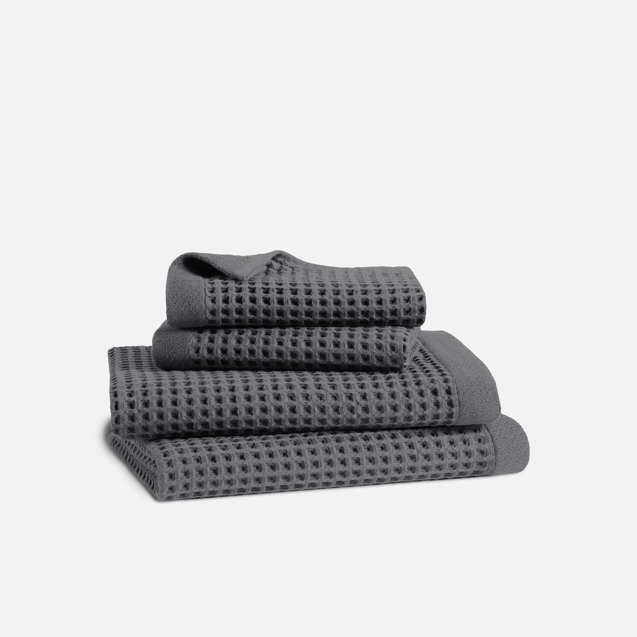 Brooklinen Dreamweave Waffle Bath Towel Bundle in Slate | Brooklinen