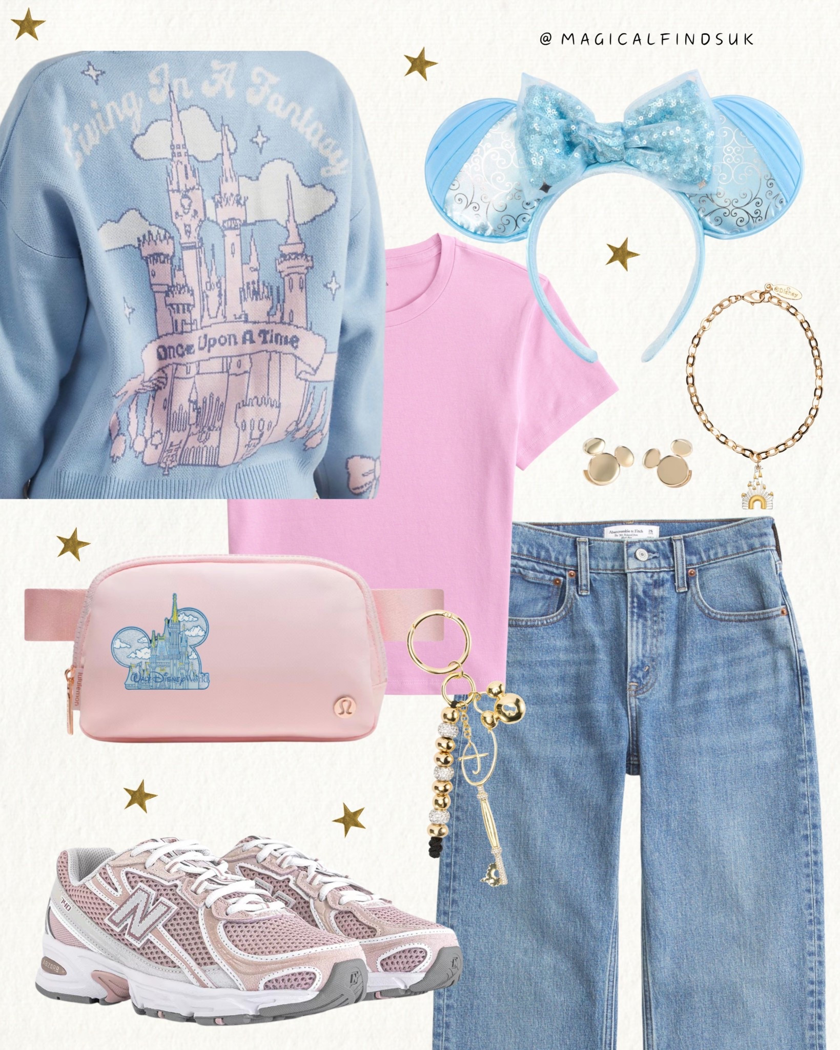 Disney park outfit inspo: Cinderella 😍💙🪄👑