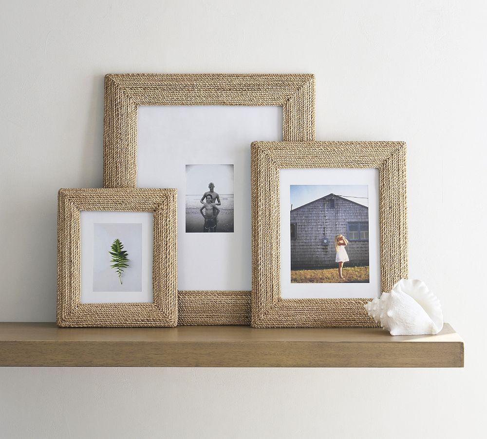 Abaca Rope Woven Frame | Pottery Barn (US)