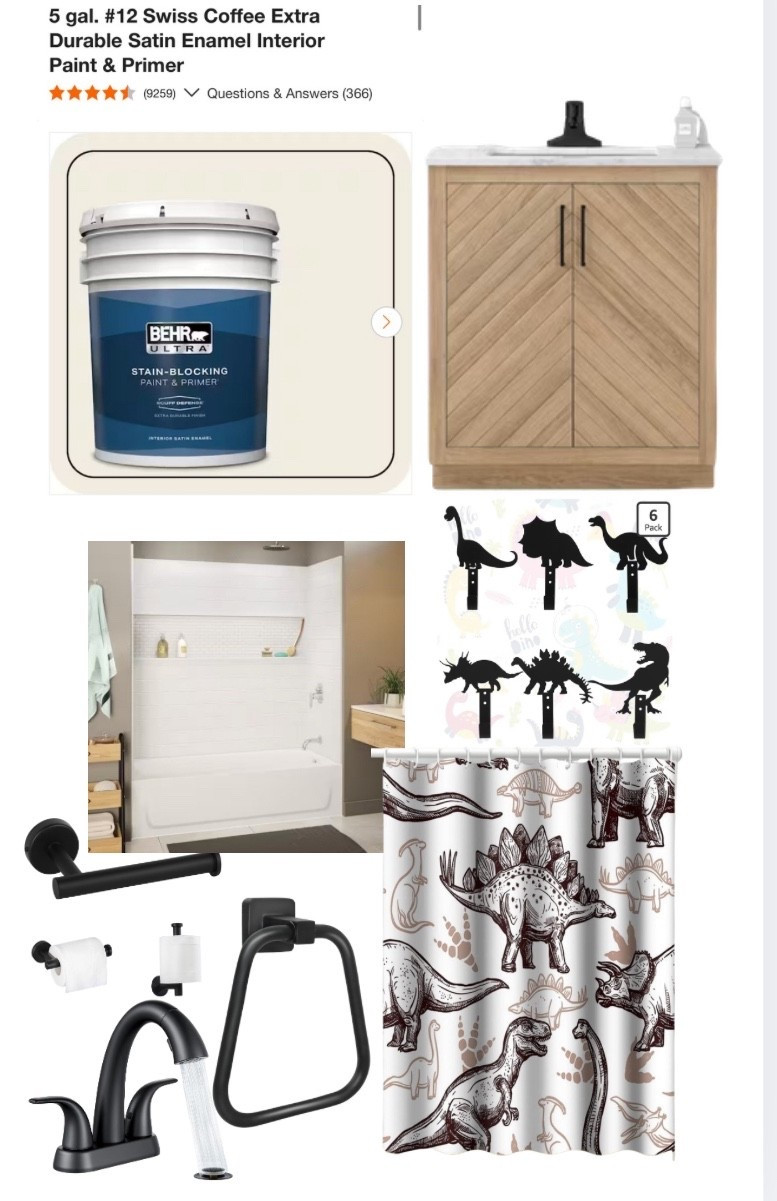 Planning a bathroom refresh?
These are all the pieces we used 🤍 

#BathroomInspo
#BathroomDesign
#BathroomRefresh
#HomeRenovation
#HomeInspo