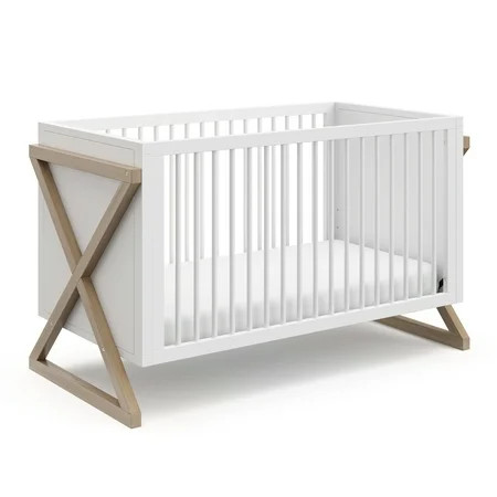 Storkcraft Equinox 3-in-1 Convertible Crib White/Driftwood | Walmart (US)