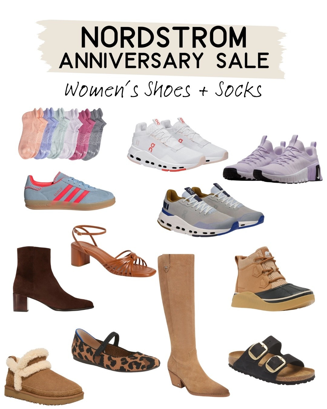 Shop all of the best deals for women’s shoes and socks during the Nordstrom Anniversary Sale! 

#LTKStyleTip #LTKSeasonal #LTKSaleAlert