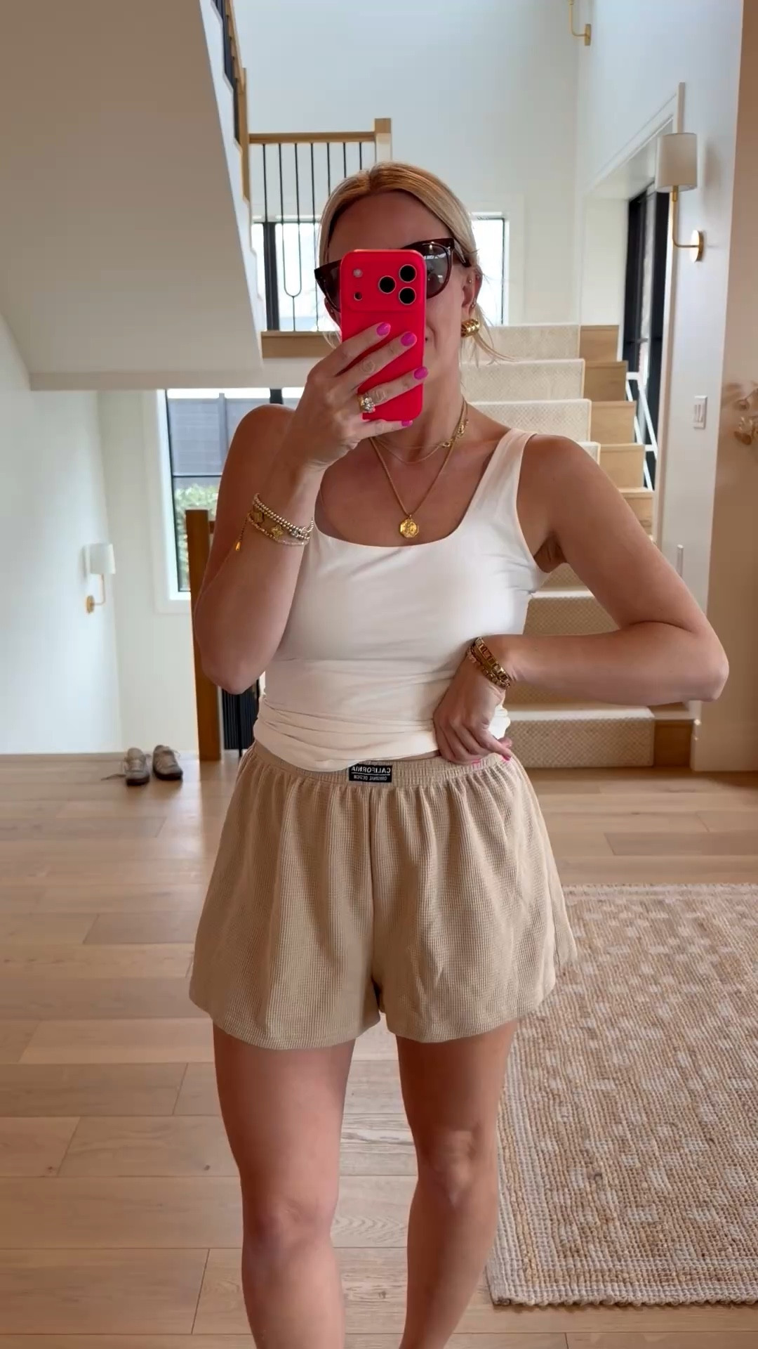 Here are these shorts on! 

#LTKdayinmylife #LTKmomlife #LTKootd