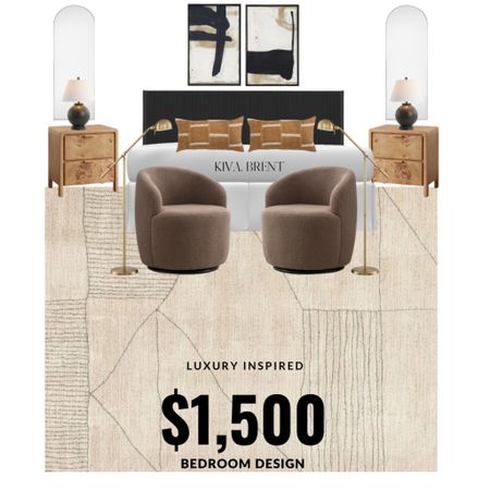 Designer inspired queen bedroom setup on a budget! All Amazon home bedroom design! 

#LTKHome