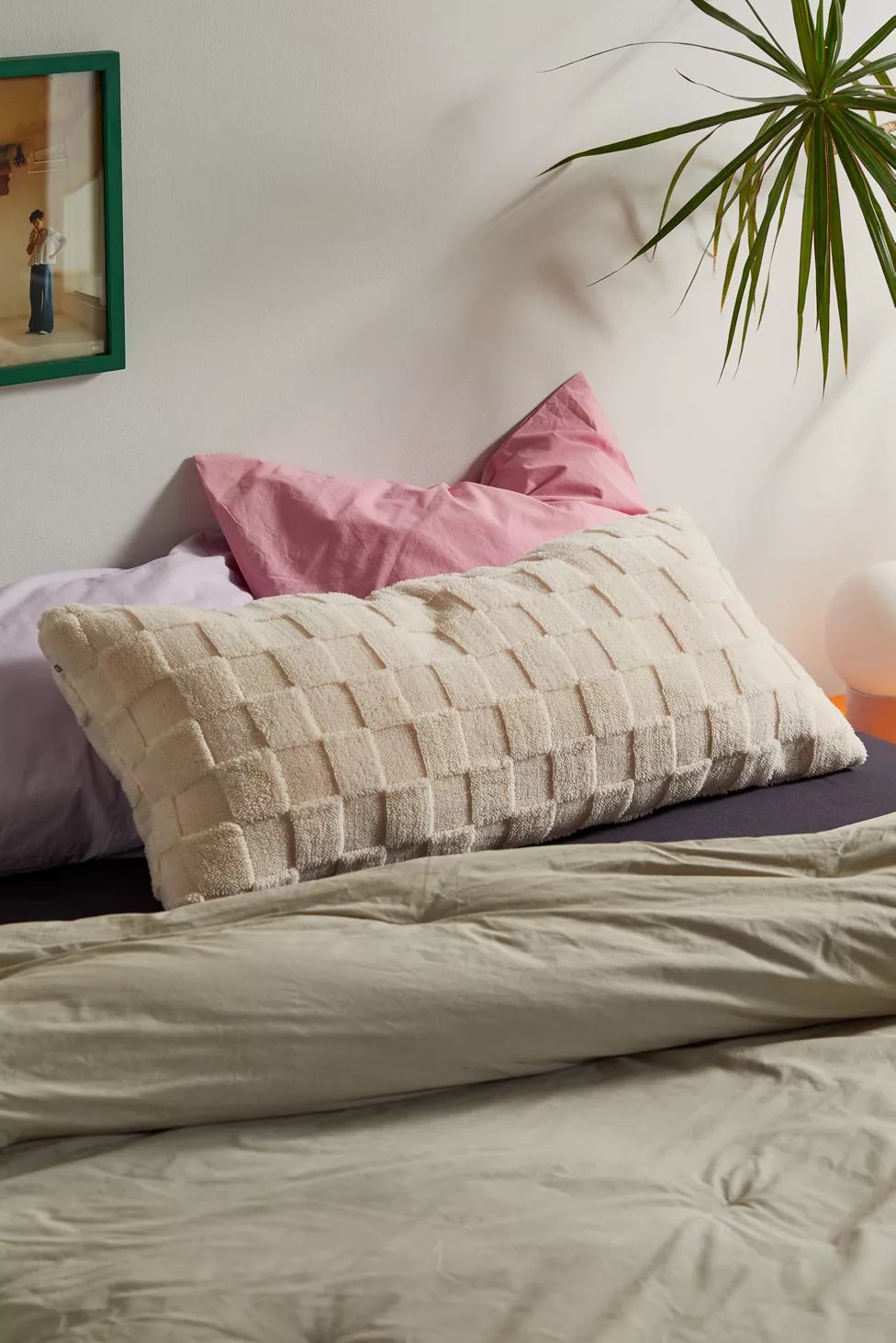 Checkerboard Super Plush Body Pillow | Urban Outfitters (US and RoW)