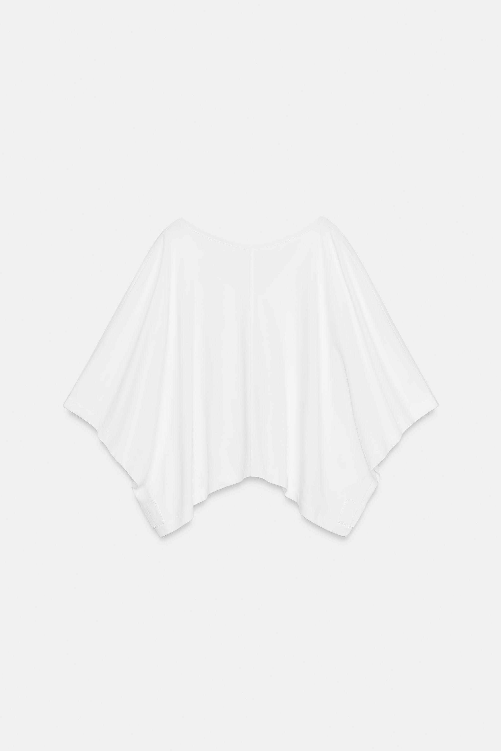 COTTON CAPE T-SHIRT | Zara Canada