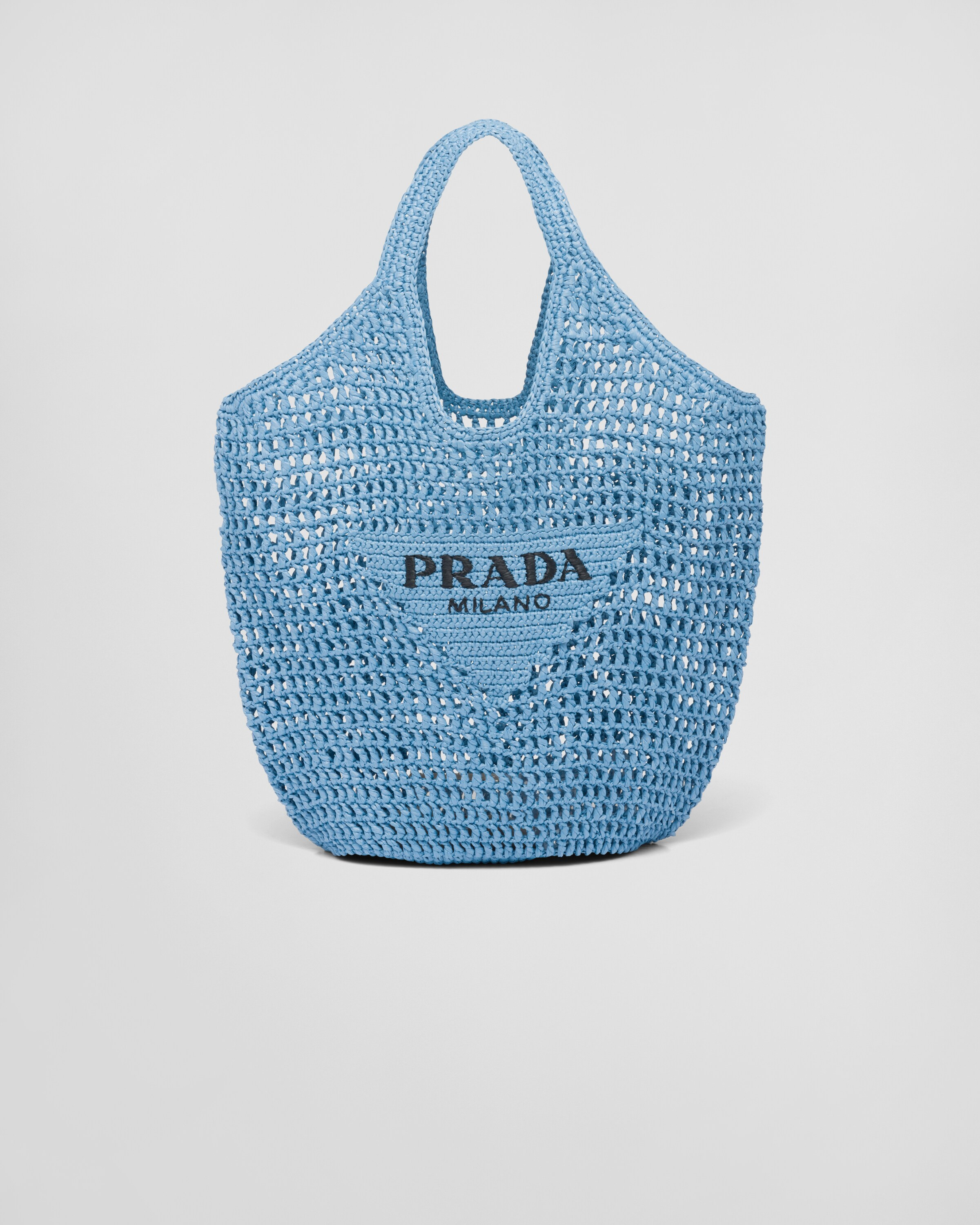 Raffia tote bag | Prada Spa US