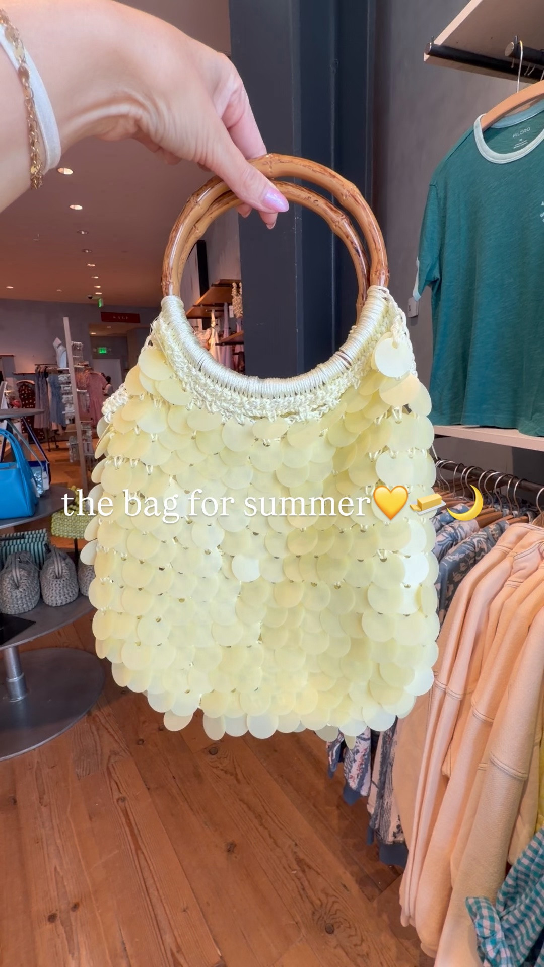 The perfect bag for summer! Love how the light reflects on it! Under $100! 💛

#LTKdayinmylife #LTKgrwm #LTKootd