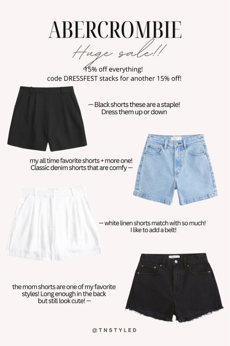 Capsule collection shorts that I live in all summer! Abercrombie 15% off right now plus stack with the Code you can copy and paste below! 

#LTKStyleTip #LTKSaleAlert #LTKFindsUnder50