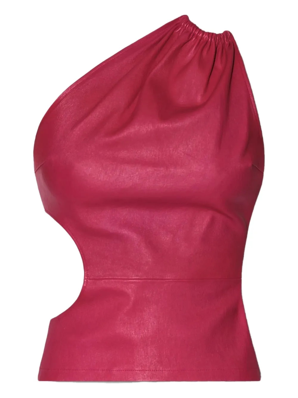 one-shoulder cut-out top | Farfetch Global