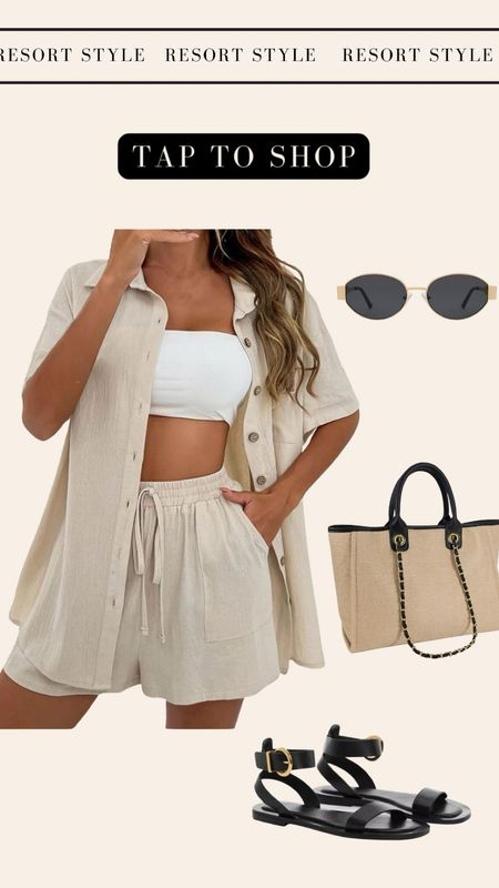 Resort style from Amazon
Love this set (cotton + linen!!!) perfect for the beach, for the weekend, to wear as a cover up! Under $30

#LTKtravel #LTKswim #LTKSeasonal