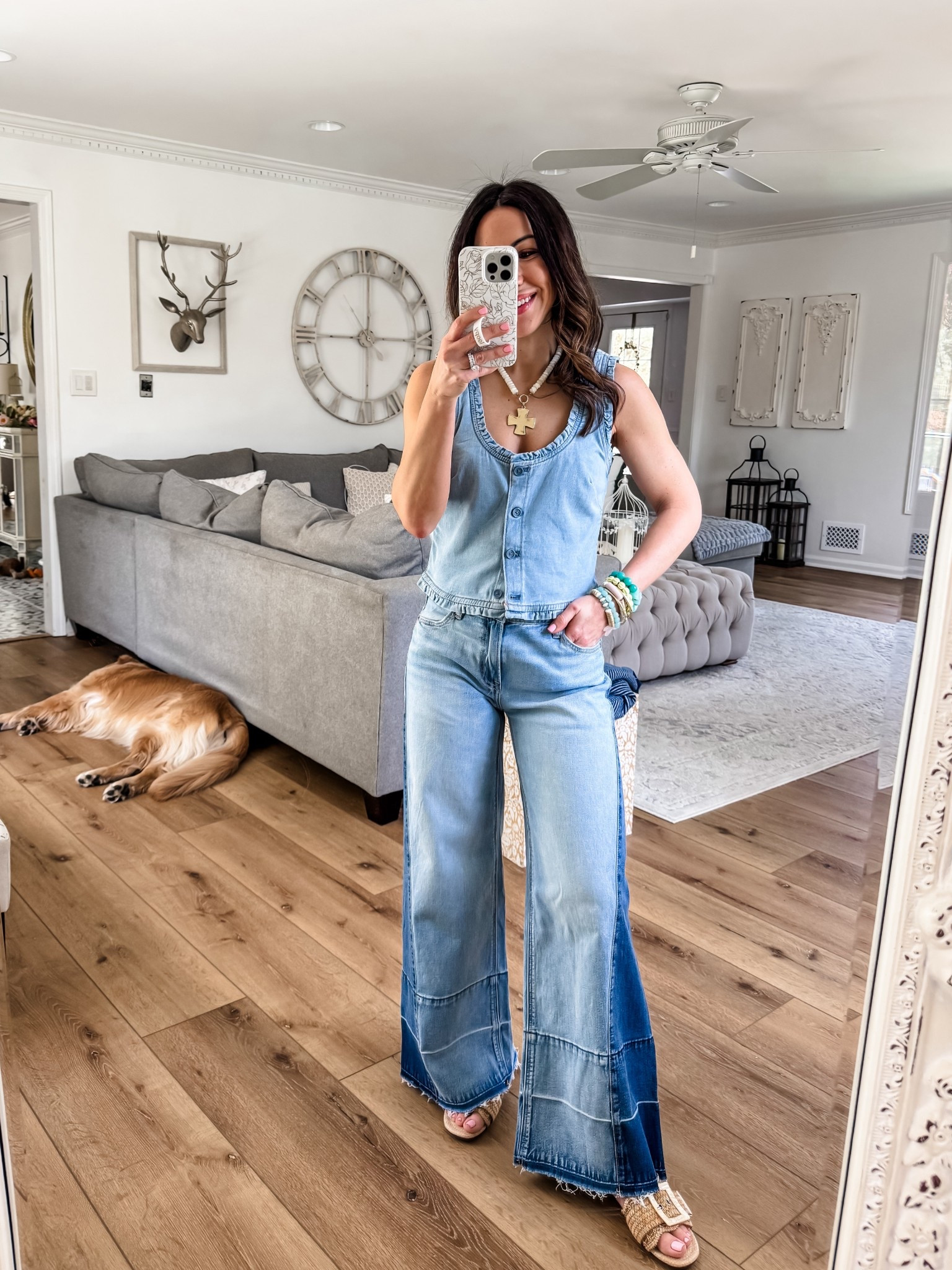 Code: MORELOVE. Tank small. Wide leg jeans 0 short. Country concert outfit. Concert outfit.

#LTKOver40 #LTKSaleAlert #LTKPetite