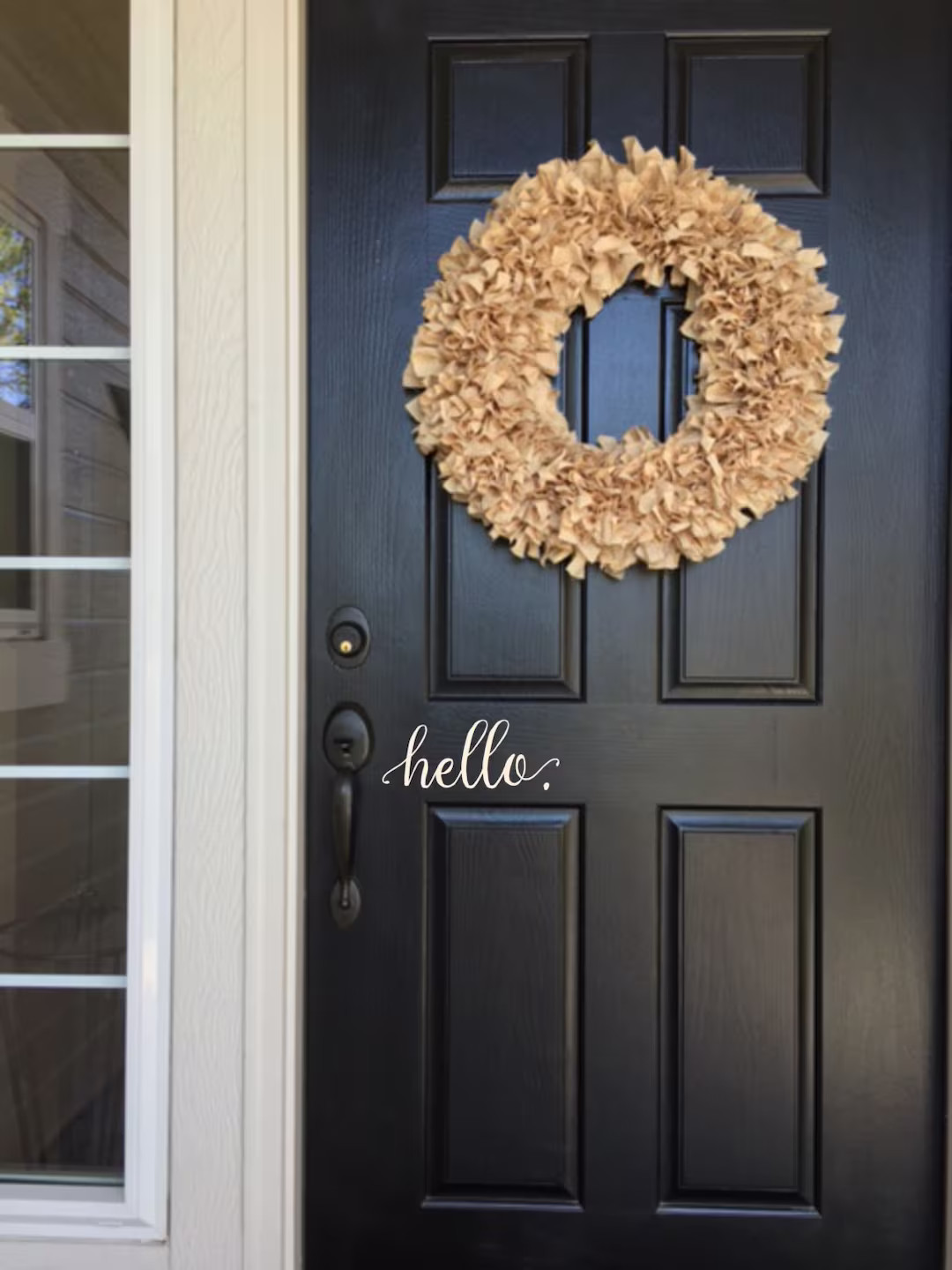 Hello Door Decal Farmhouse Wall Decor Hello. Door Decal - Etsy | Etsy (US)