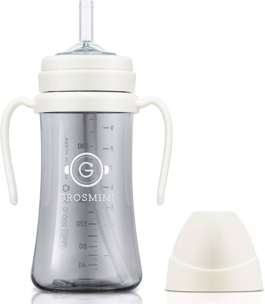 GROSMIMI Spill Proof no Spill Magic Sippy Cup with Straw with Handle for Baby and Toddlers, Custo... | Amazon (US)