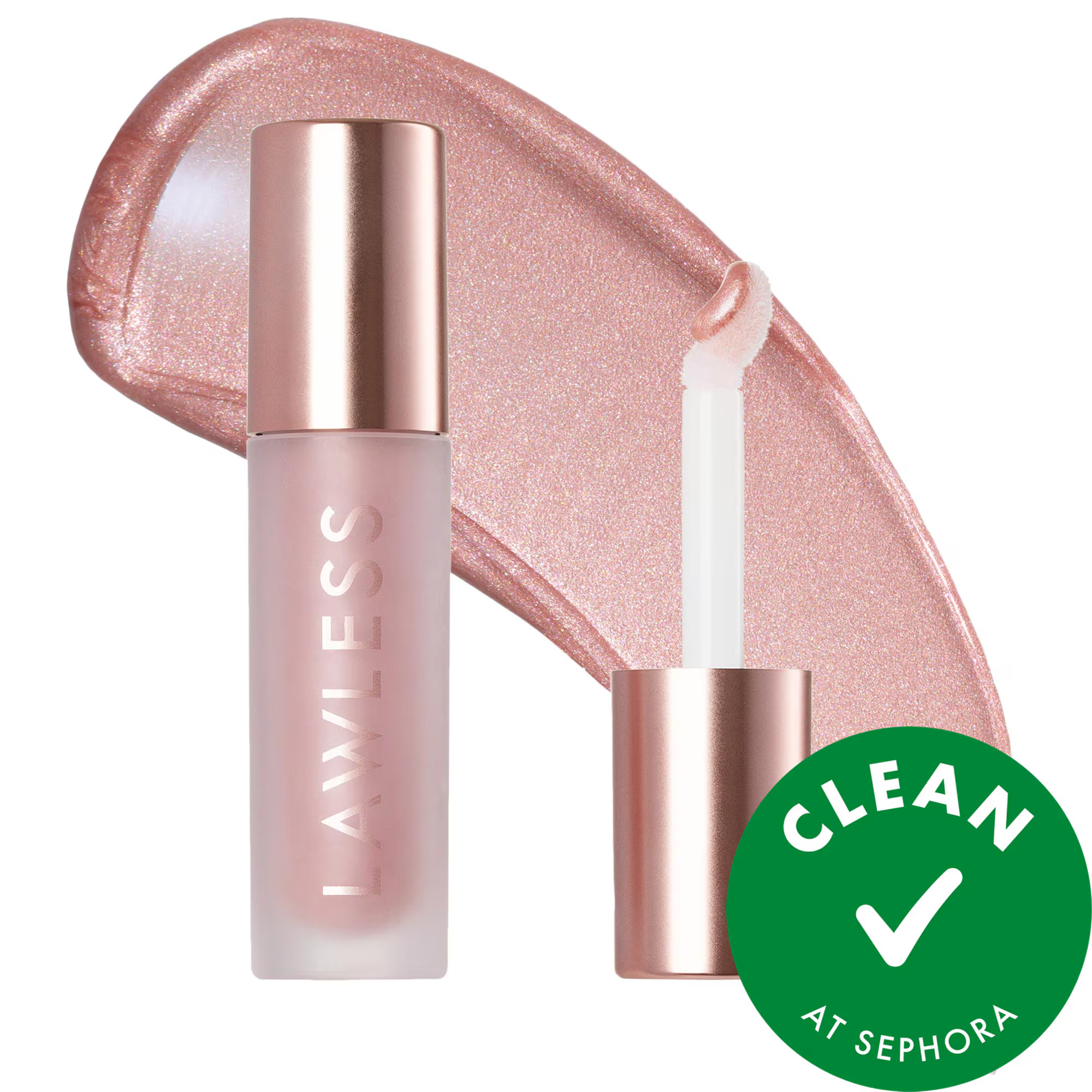 LAWLESS Forget The Filler Lip Plumper Line Smoothing Gloss Candy Sky .11 oz / 3.3 ml | Sephora (US)