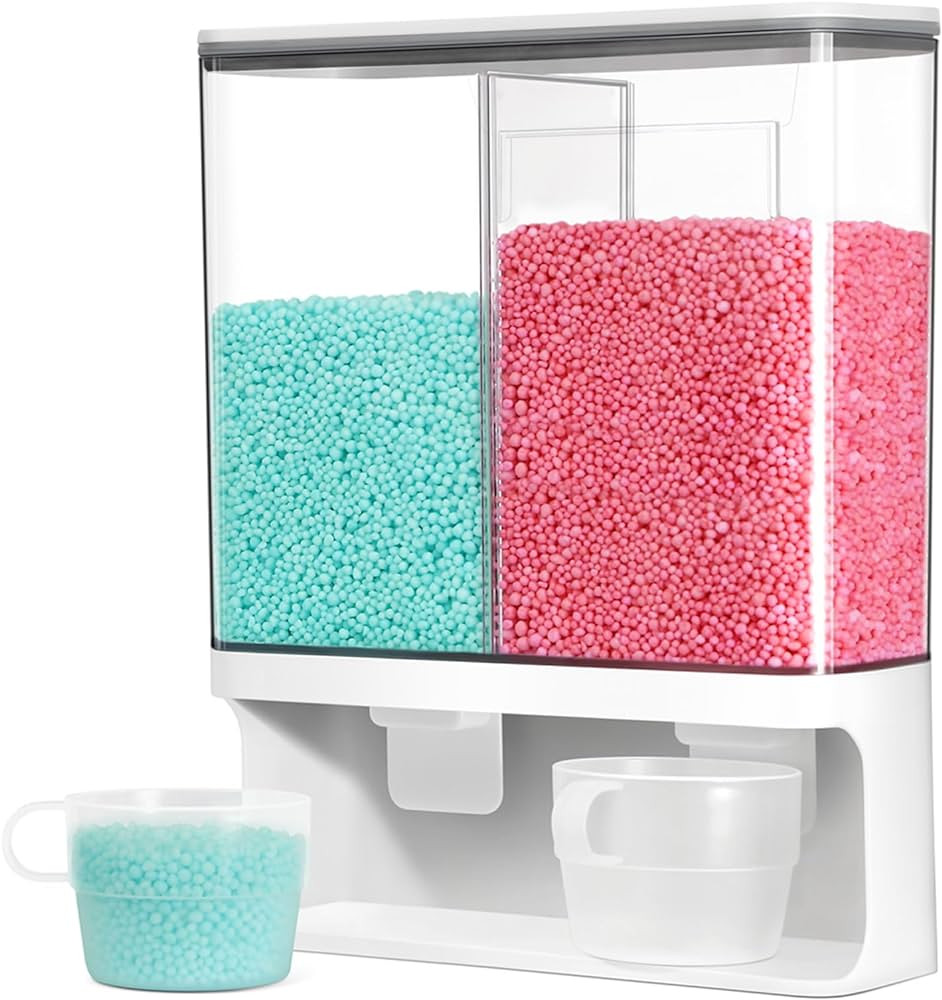 Conworld Laundry Detergent Dispenser, Laundry Beads Dispenser, 105 Oz Wall-Mounted Scent Booster ... | Amazon (US)