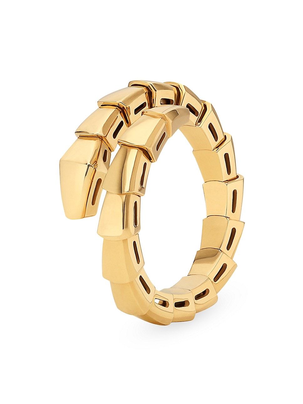 Serpenti Viper 18K Yellow Gold Wrap Ring | Saks Fifth Avenue