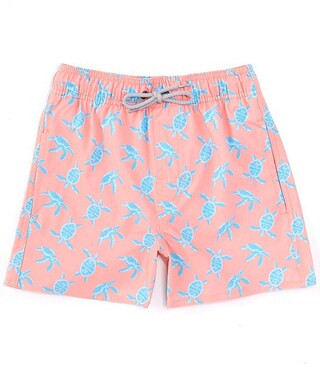 Big Boys 8-20 Turtle Swim Trunks | Dillard's