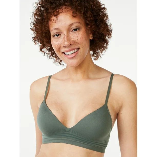 Joyspun Women's Seamless Light Lift Wire Free Bra, Sizes S to 3XL | Walmart (US)