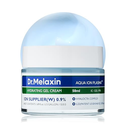 Dr.Melaxin Aqua Ion Plasma Hydrating Gel Cream for Dry & Sensitive Skin, Facial Moisturizing, Korean Skincare 50ml, 1.69 fl.oz | Amazon (US)