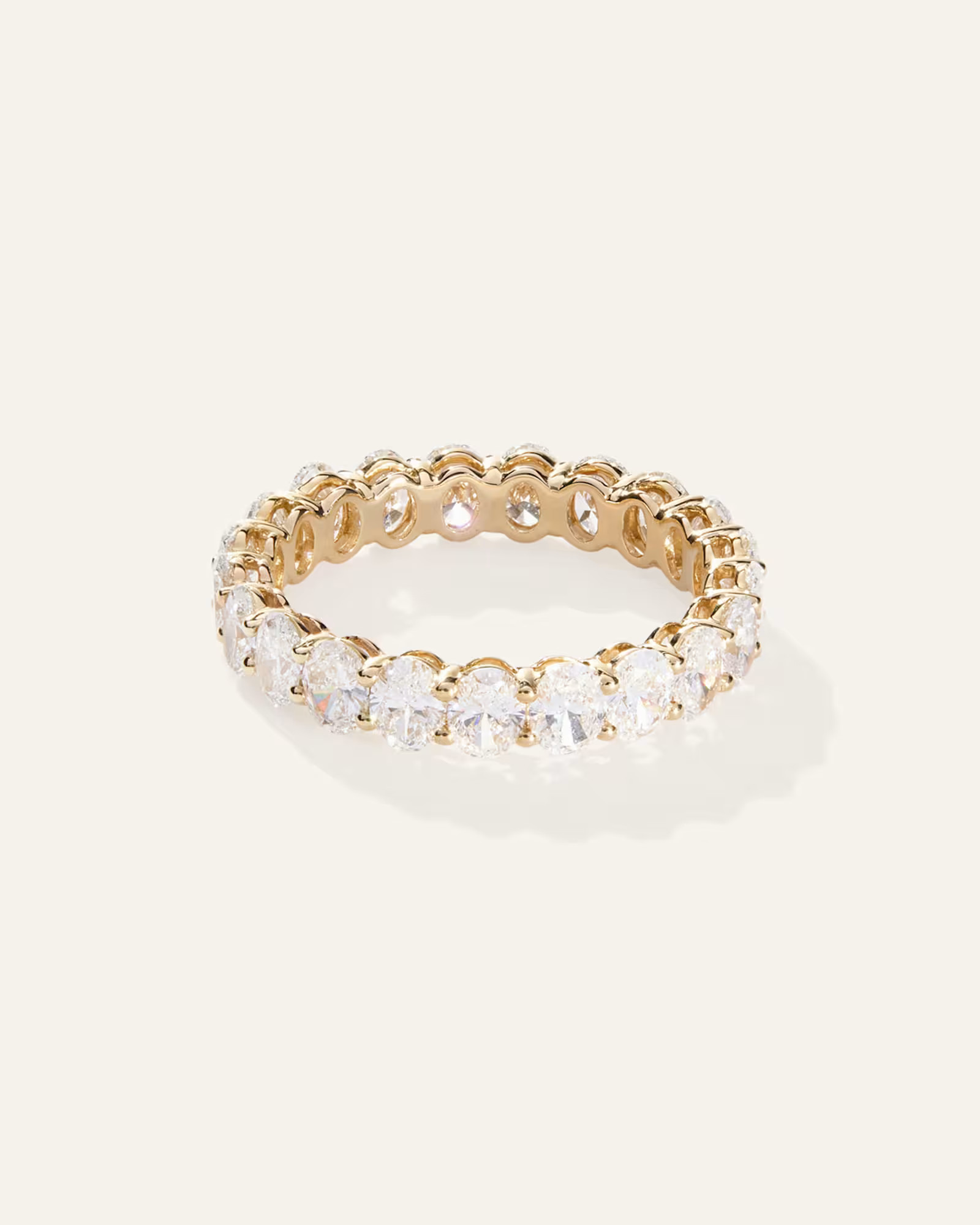 Lab Grown Diamond Oval Eternity Band