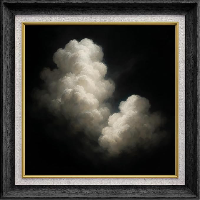 MUDECOR Premium Framed Wall Art Moody Night Cloud Formation Dramatic Dark Sky Illustrations Fine ... | Amazon (US)