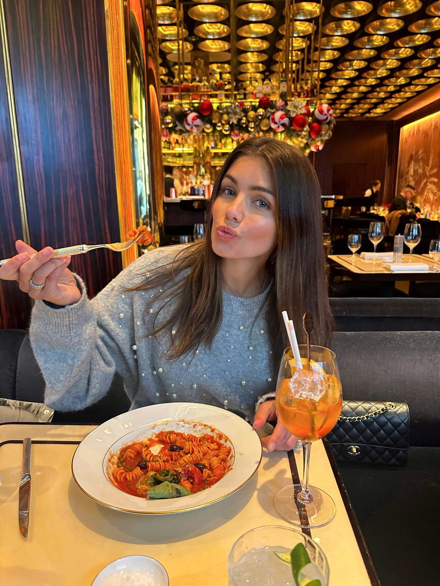 Out to eat in London — what I’m wearing! Linking lookalikes to my sweater! 

#LTKHoliday #LTKstyletip #LTKSeasonal