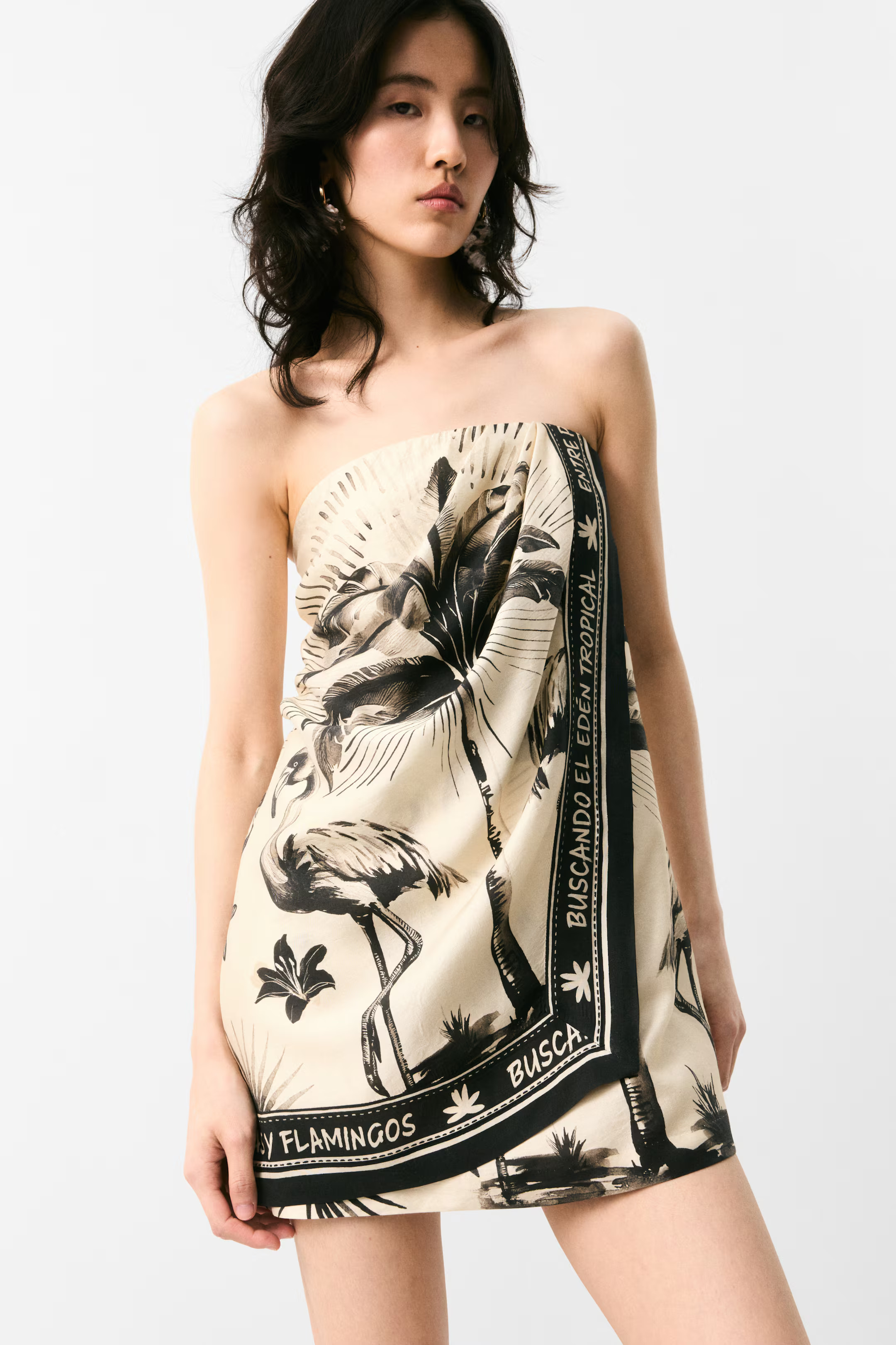 Draped bandeau dress | H&M (UK, MY, IN, SG, PH, TW, HK)