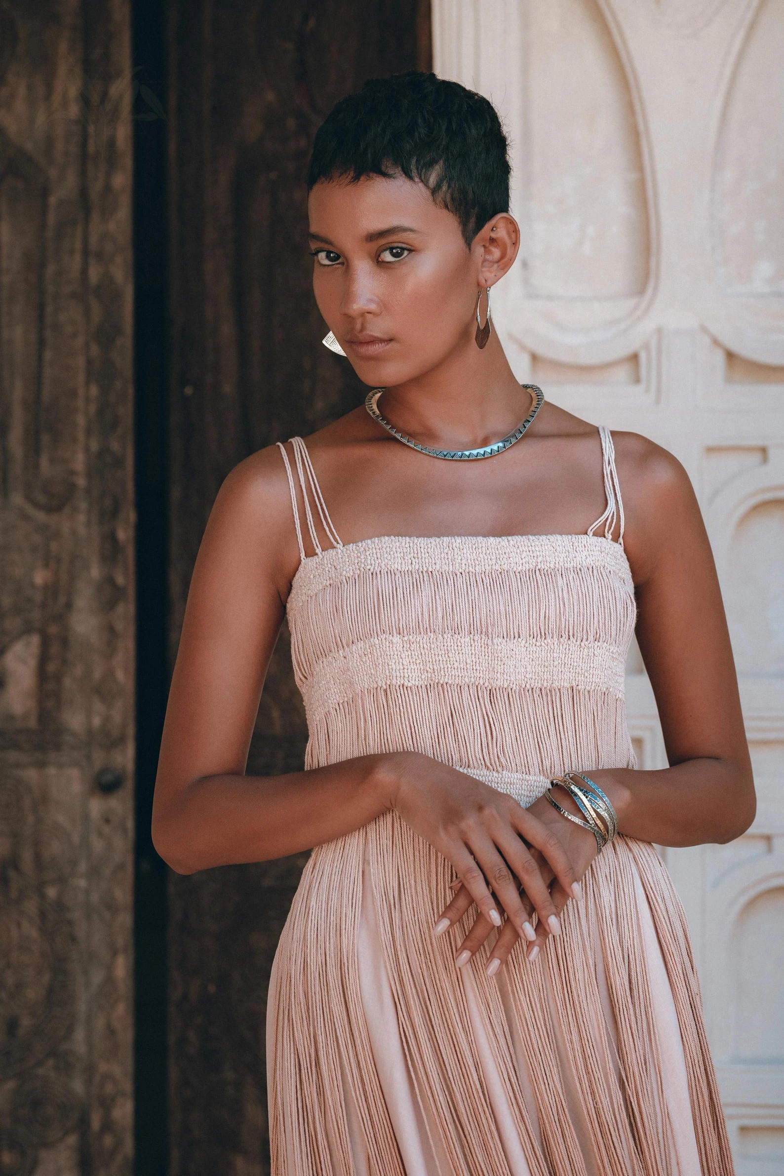 Dusty Pink Goddess Dress Ombre Bohemian Dress Boho Slip Dress Tropical Wedding Dress off Shoulder... | Etsy (US)