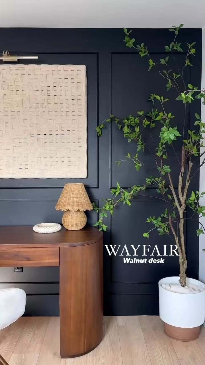 Oval solid wood walnut office desk from Wayfair - incredible quality & gorgeous color! 

#Wayfairhome


#LTKStyleTip #LTKHome